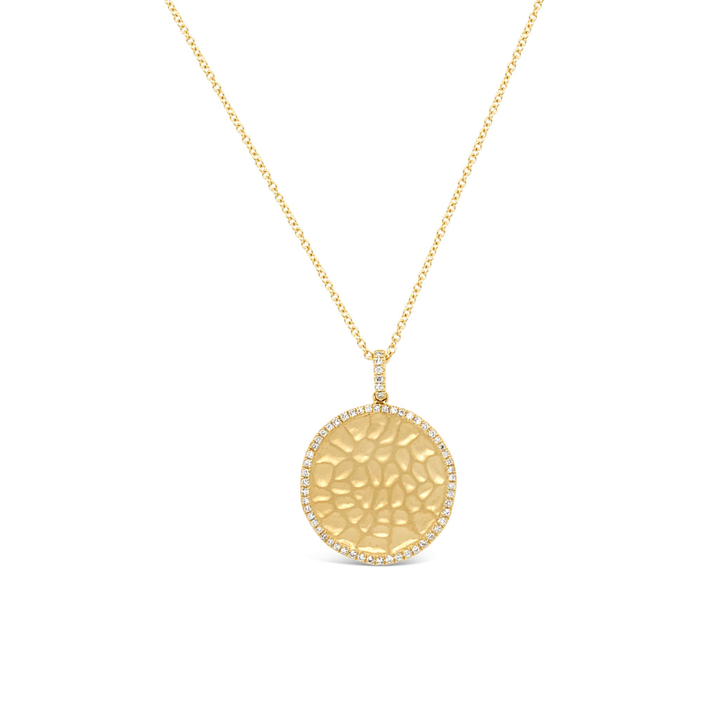 Diamond Coin Necklace