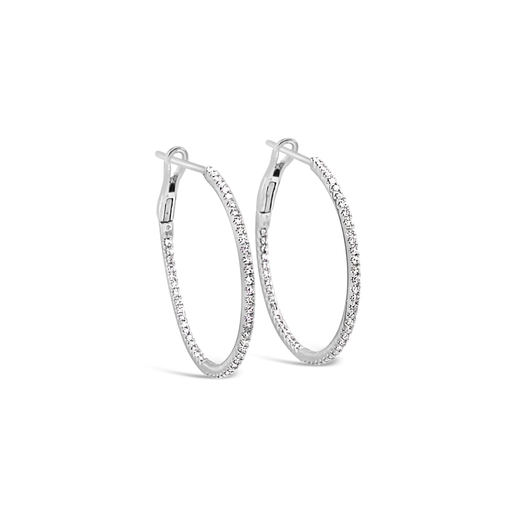 Diamond Hoops (Small)