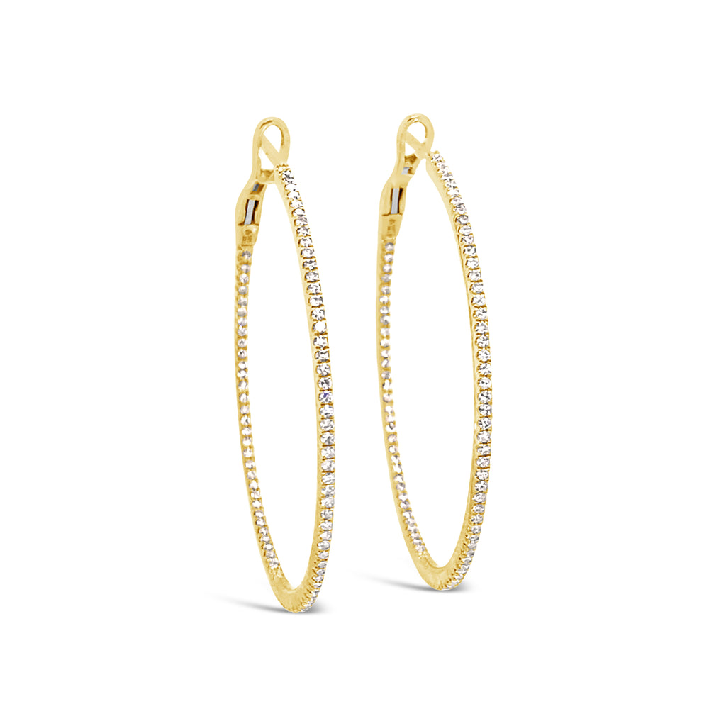 Diamond Hoops (Medium)