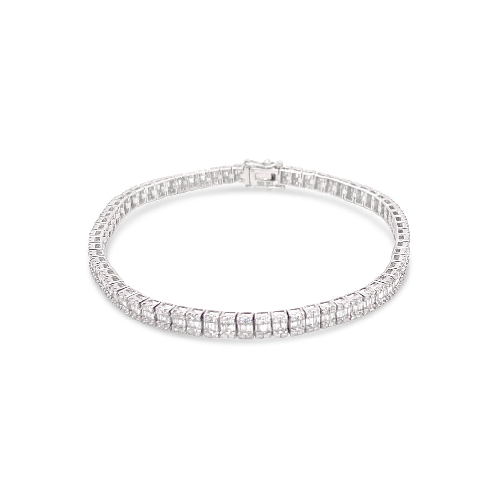 Diamond Baguette Tennis Bracelet