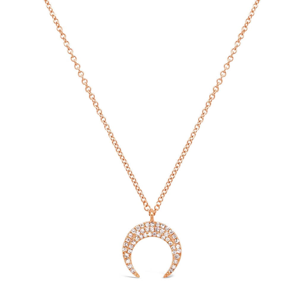 Diamond Crescent Pendant