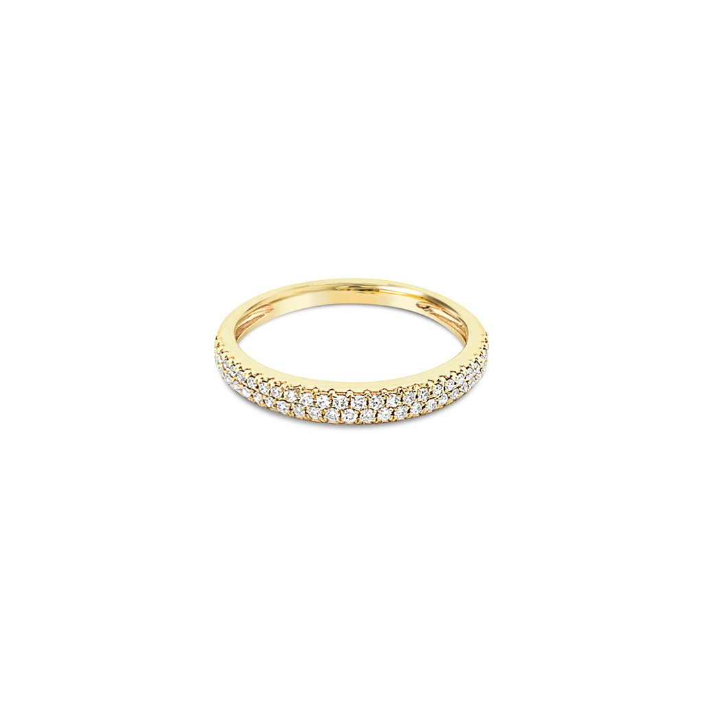 Diamond Double Pave Ring