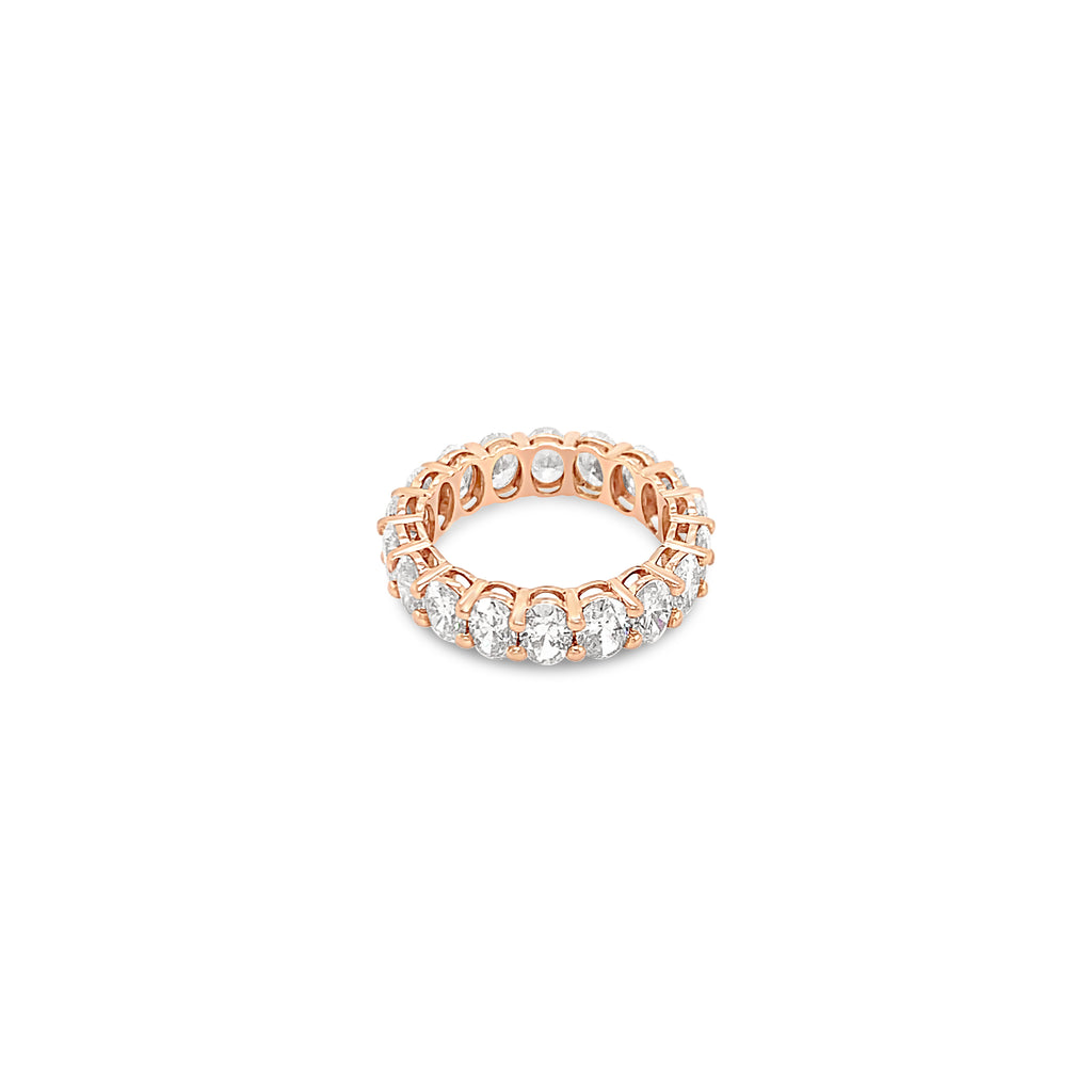 Diamond Oval Eternity Band