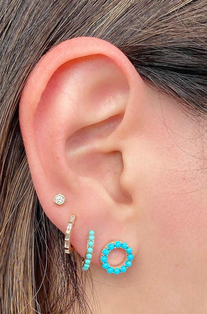 Turquoise Open Earrings